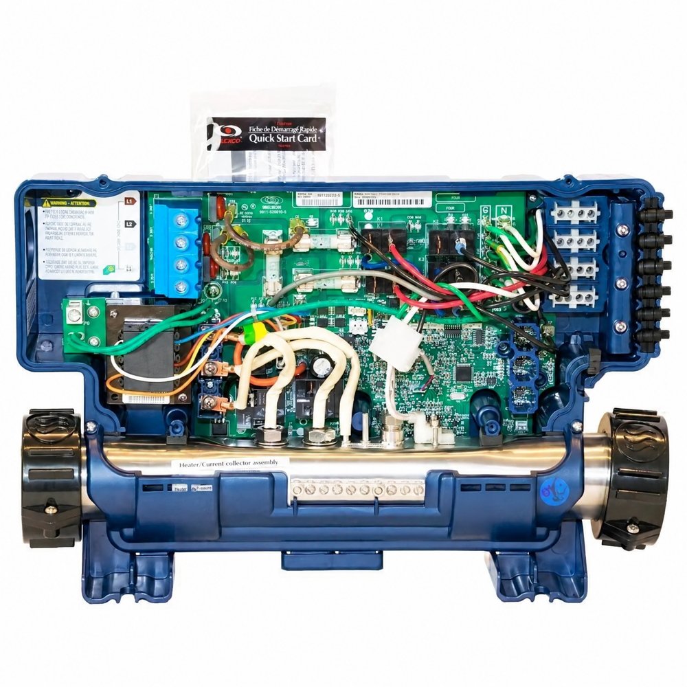 Gecko IN.YE control box with the front cover removed