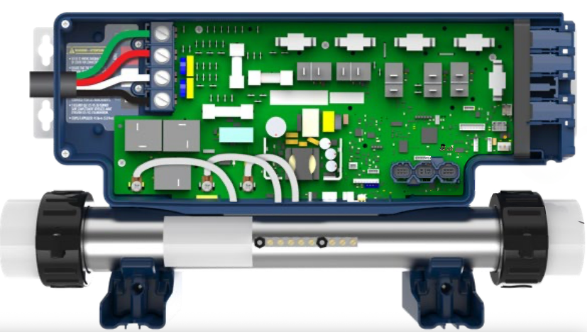 IN.YE-Series control box, locate the port and connect