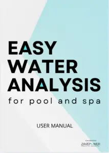 E.W.A User Manual cover - Simple guide for smart water analysis in pools and spas